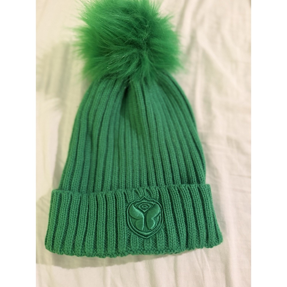 Official Tomorrowland Pompom Beanie Green